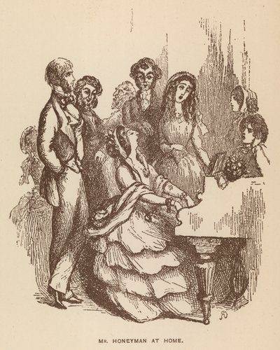 Illustration for The Newcomes by Thackeray by English School