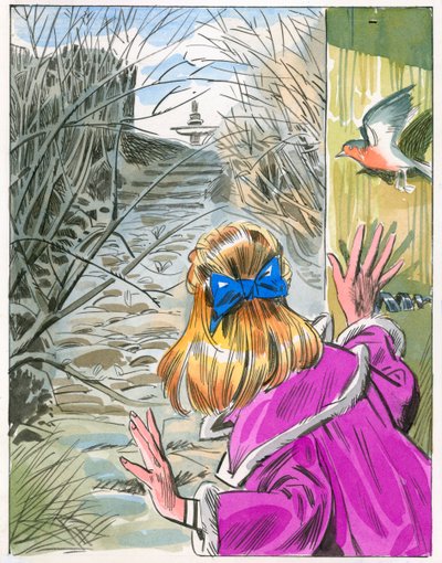 Illustration for The Secret Garden by English School