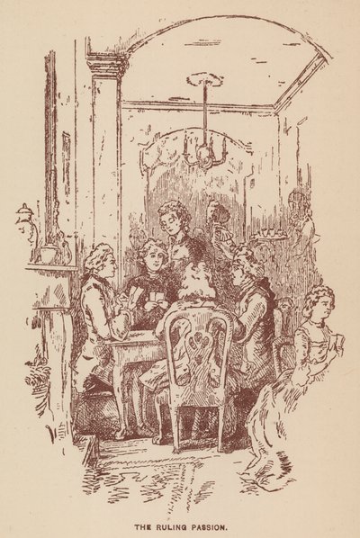 Illustration for The Virginians by Thackeray by English School