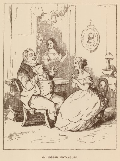 Illustration for Vanity Fair by Thackeray by English School