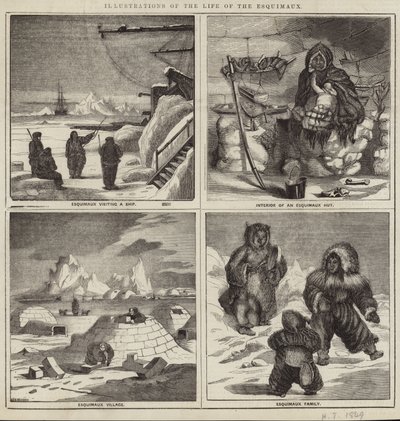 Illustrations of the life of the Eskimaux by English School