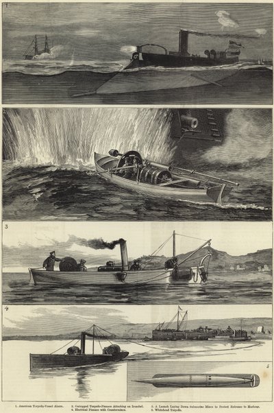 Illustrations of Torpedo Warfare by English School
