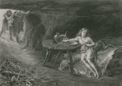 Imogen in the Cave, Cymbeline by English School
