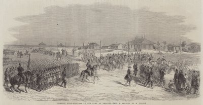 Imperial Head-Quarters at the Camp at Chalons by English School