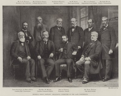 Imperial Penny Postage, Organising Committee of the late Conference by English School