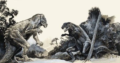 In Search of Dinosaurs by English School