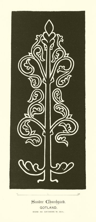 Incised slab by English School