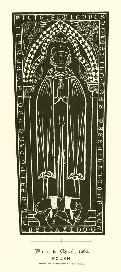 Incised slab by English School