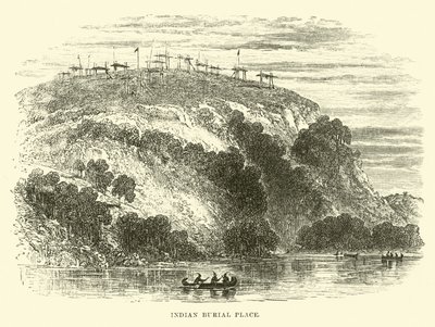 Indian Burial Place by English School