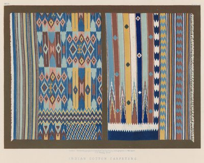 Indian Cotton Carpeting by English School