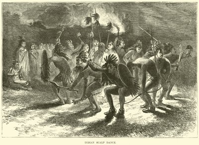 Indian Scalp Dance by English School