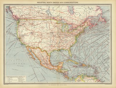 Industrial North America with Communications by English School