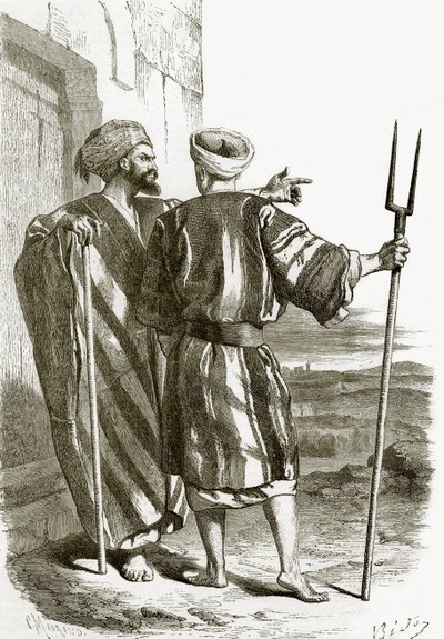 Inhabitants of Bethlehem by English School
