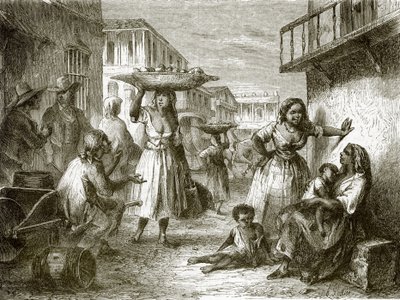 Inhabitants of Havana by English School