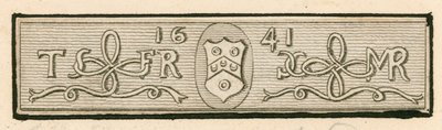 Inscription on the White Conduit House, Islington, London by English School