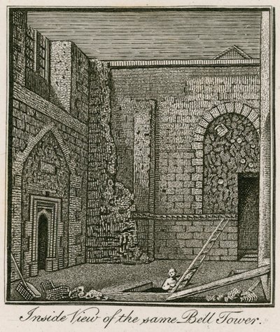 Inside view of the Bell Tower, St Stephens Chapel by English School