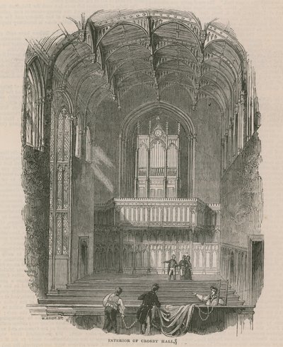 Interior of Crosby Hall by English School