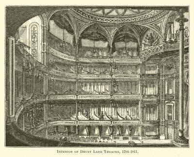 Interior of Drury Lane Theatre, 1794-1811 by English School