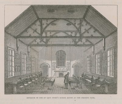 Interior of One of Lady Owens School Rooms by English School