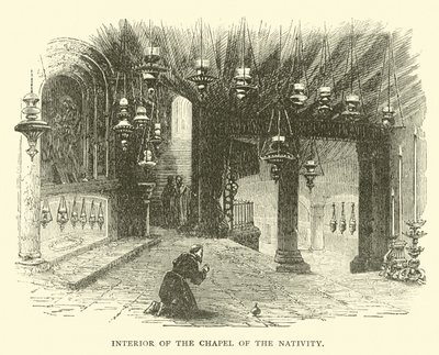 Interior of the Chapel of the Nativity by English School