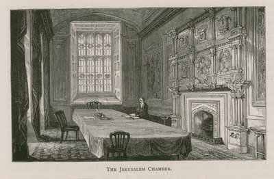 Interior of the Jerusalem Chamber by English School