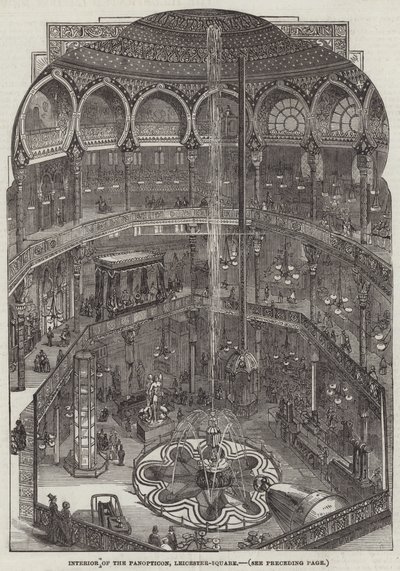Interior of the Panopticon, Leicester-Square by English School