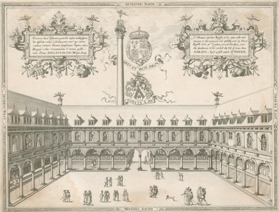 Interior of the Royal Exchange, London by English School