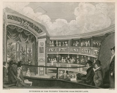Interior of the Royal Olympic Theatre, Wych Street, near Drury Lane, London by English School