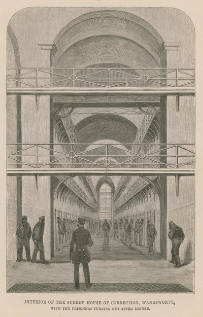 Interior of the Surrey House of Correction by English School
