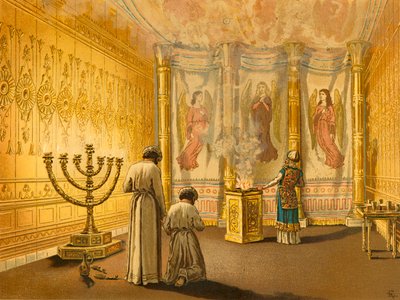 Interior of the Tabernacle by English School
