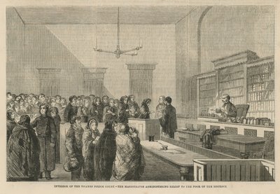 Interior of the Thames Police Court by English School
