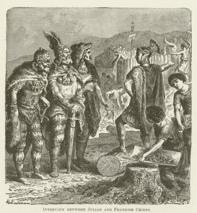Interview between Julian and Frankish Chiefs by English School
