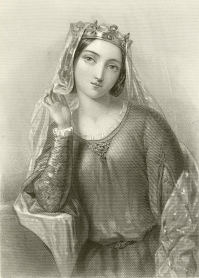 Isabella of Angouleme, Queen of King John by English School