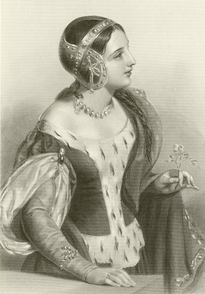 Isabella of France, Queen of King Edward II by English School