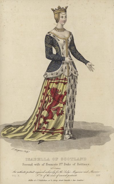 Isabella of Scotland by English School