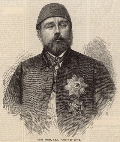 Ismail Pacha, GCB, Viceroy of Egypt by English School