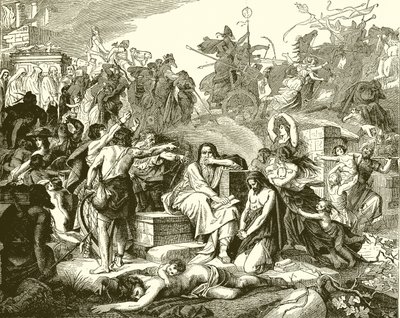 Israel in Captivity in Babylon by English School
