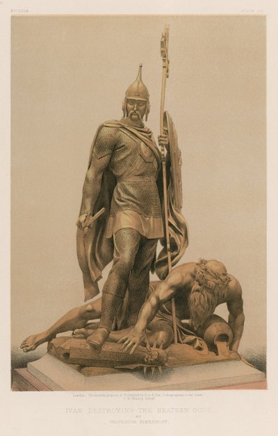 Ivan destroying the Heathen Gods by English School