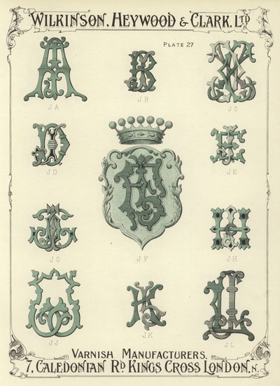 JA, JB, JC, JD, JF, JE, JG, JH, JJ, JK, JL by English School