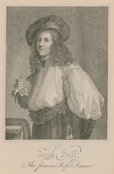 Jacob Hall, the Famous Rope Dancer by English School