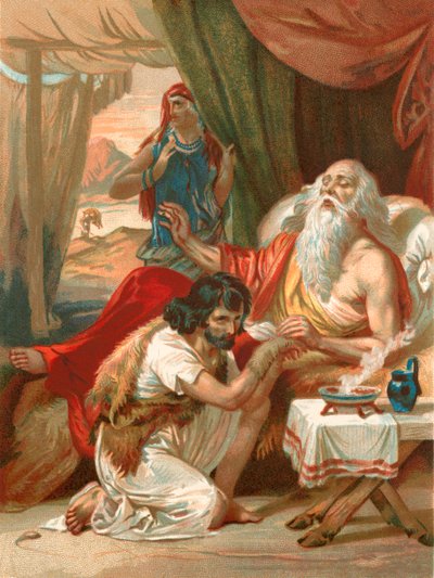 Jacob Deceives His Father Isaac by English School