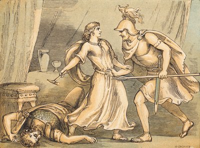 Jael and Sisera by English School