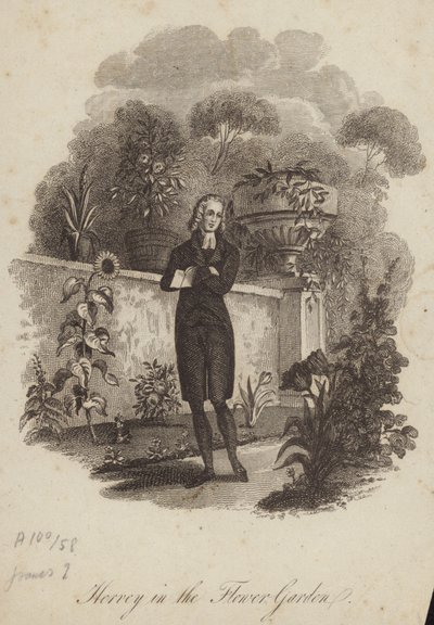 James Hervey in the Flower Garden by English School