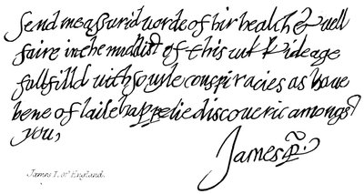 James I of England by English School