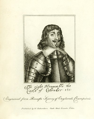 James Levingston, Earl of Calendar by English School