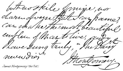 James Montgomery (the Poet) by English School