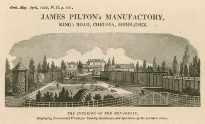 James Piltons Manufactory, Kings Road, Chelsea by English School