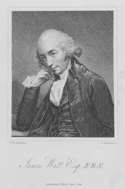 James Watt, Scottish Engineer and Inventor by English School
