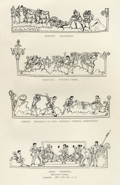January, February, March and April, from 
