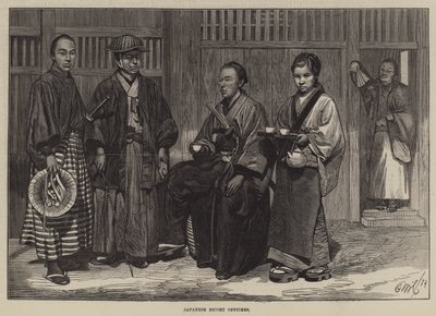 Japanese Escort Officers by English School